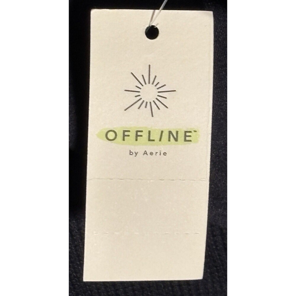 OFFLINE By Aerie Women’s Size Large Cloud Fleece Bubble Skort Black - Picture 6 of 11